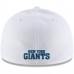 Men's New York Giants New Era White Omaha Throwback Low Profile 59FIFTY Fitted Hat 2839033